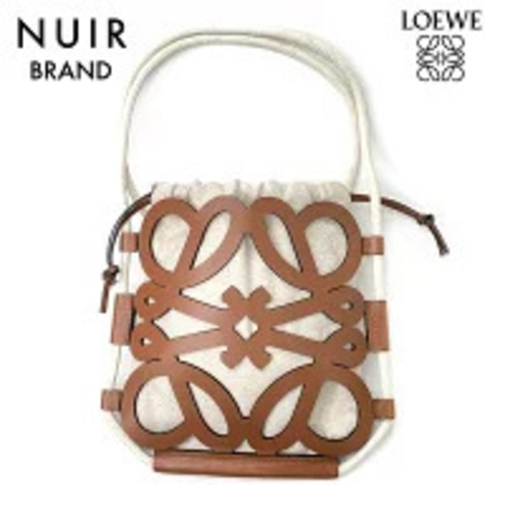 Loewe shoulder bag Ivory White brown